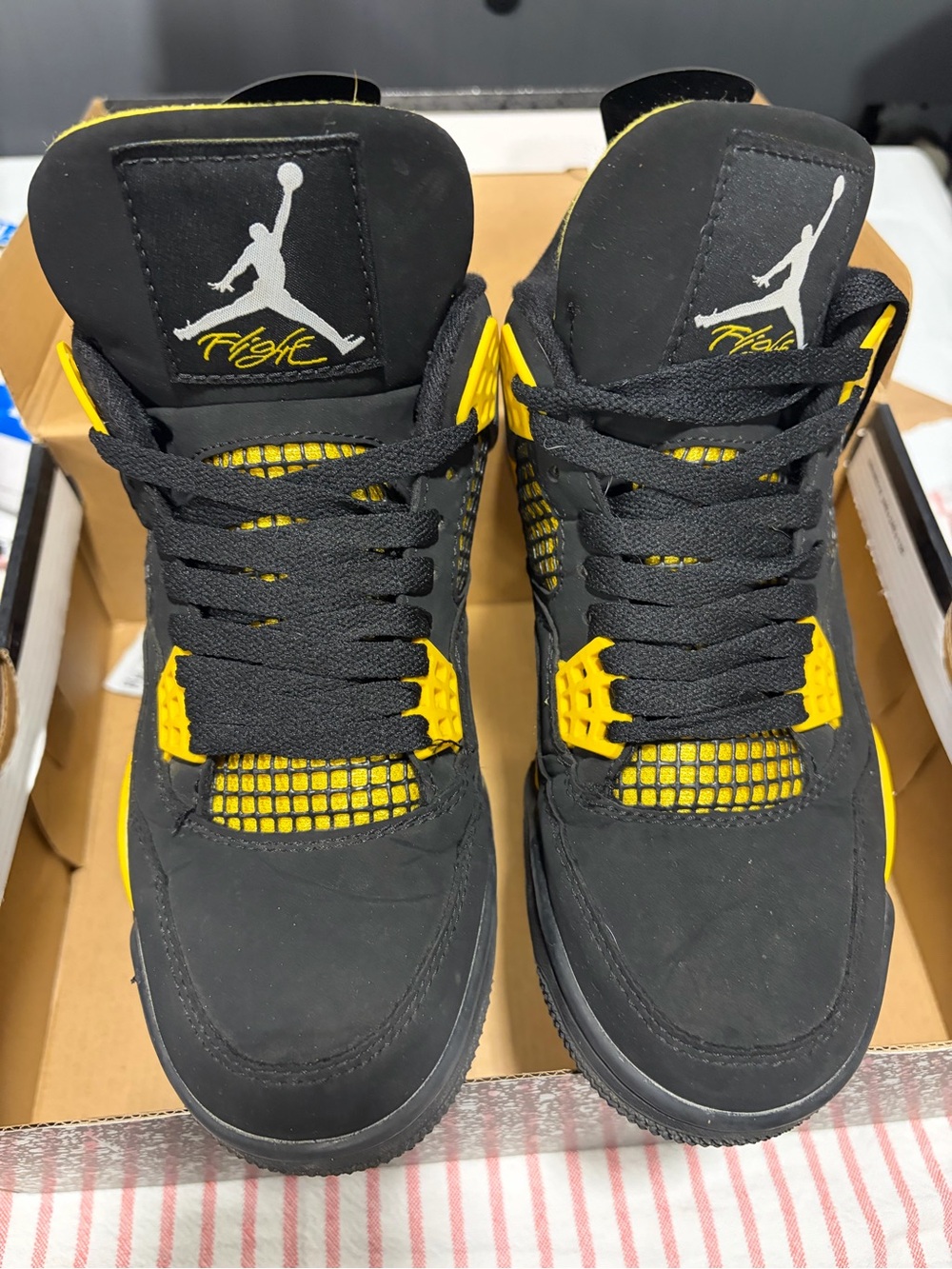 Jordan 4 Retro Men’s Shoes - Thunder Gold